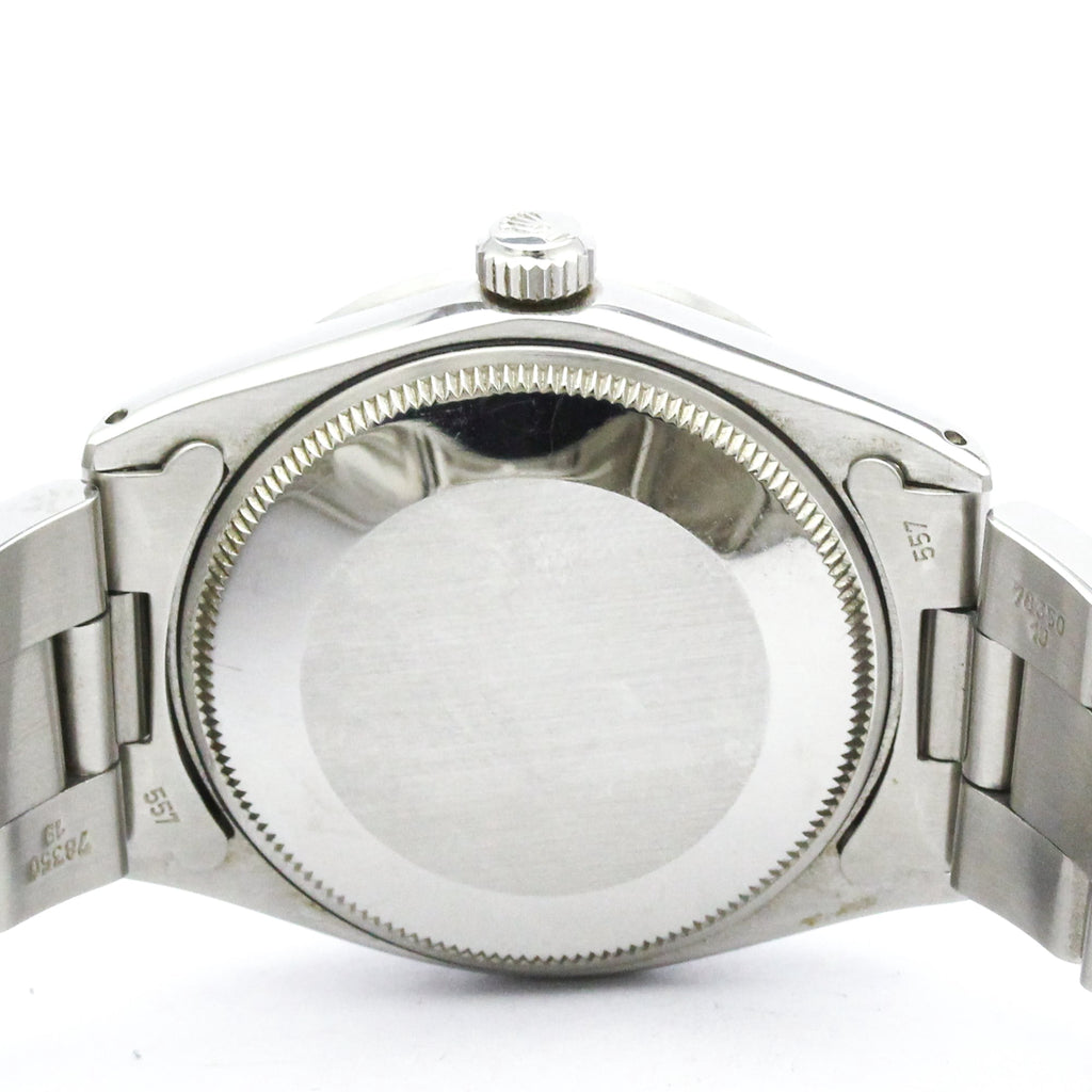 Pre-Owned ROLEX Oyster Perpetual 1007 Steel Automatic Mens Watch Vintage