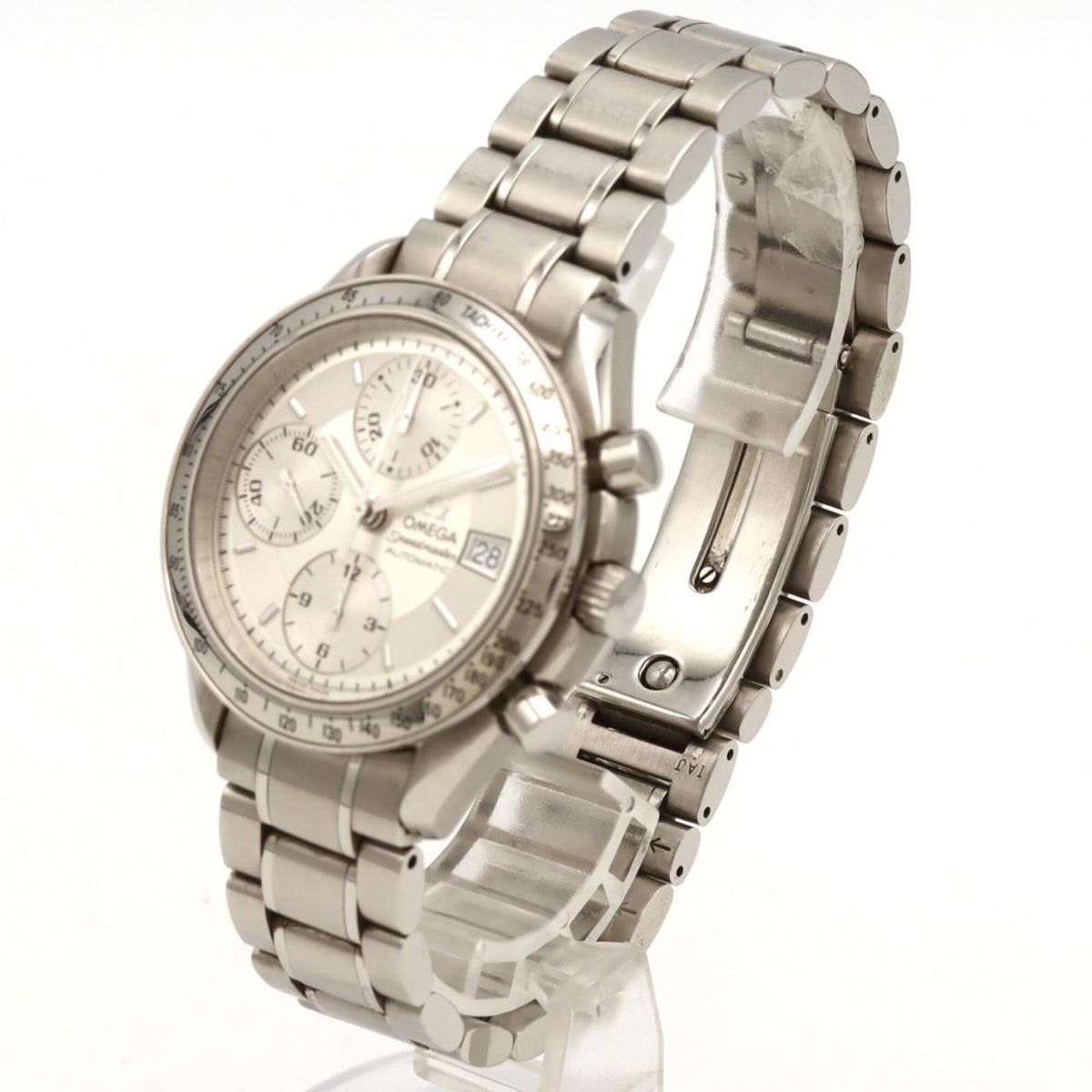 Pre-Owned Omega Speedmaster Date 3513.30 Stainless Steel Automatic Watch