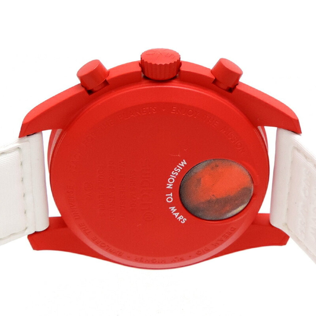 Pre-Owned SWATCH x OMEGA Moon Mission to Mars Women's and Men's Watch SO33R100 (Good)