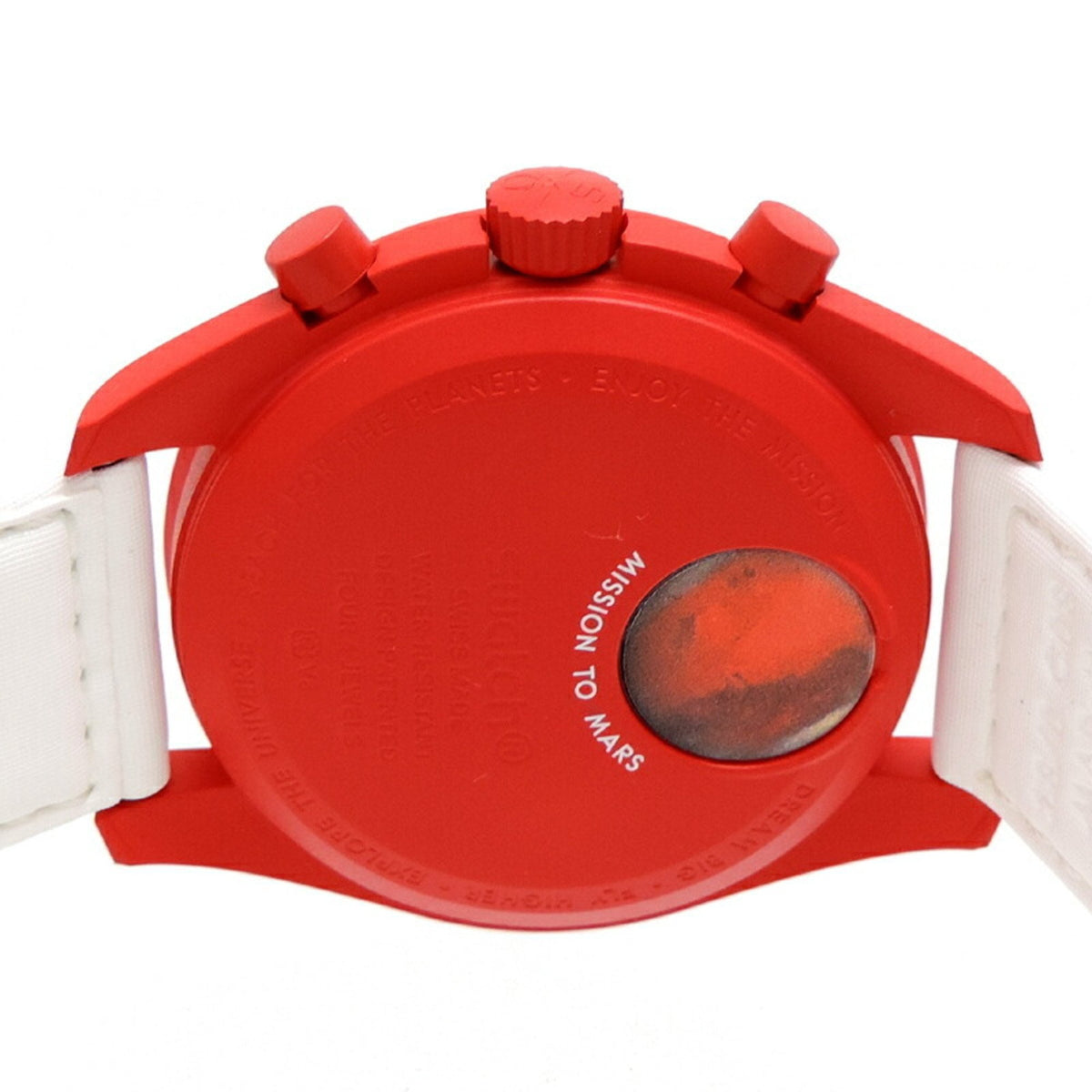 Pre-Owned SWATCH x OMEGA Moon Mission to Mars Women's and Men's Watch SO33R100 (Good)