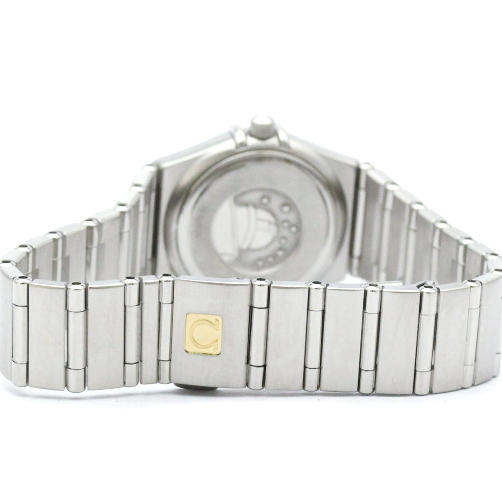 Pre-Owned OMEGA Constellation Diamond Steel Quartz Ladies Watch 1567.89 Polished
