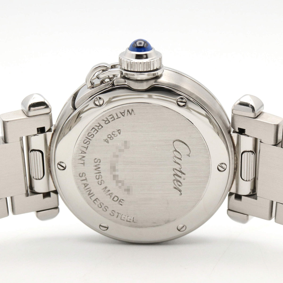 Pre-Owned Cartier Pasha de Women's Stainless Steel Watch, Silver Tone, WSPA0021