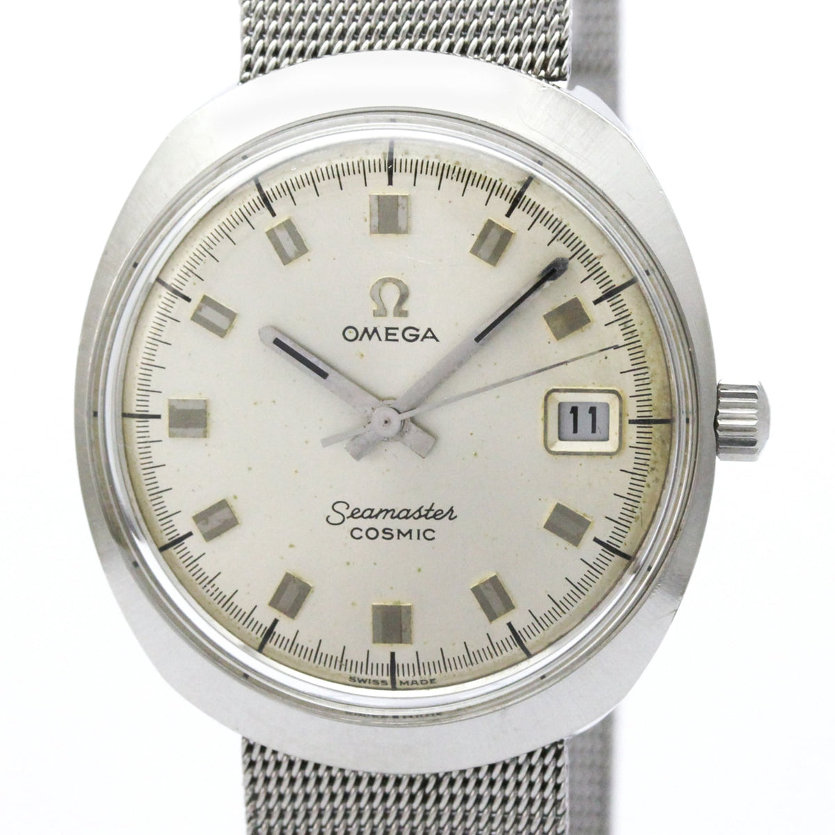 Pre-Owned OMEGA Seamaster Cosmic Cal 613 Steel Automatic Watch 136.022 Vintage