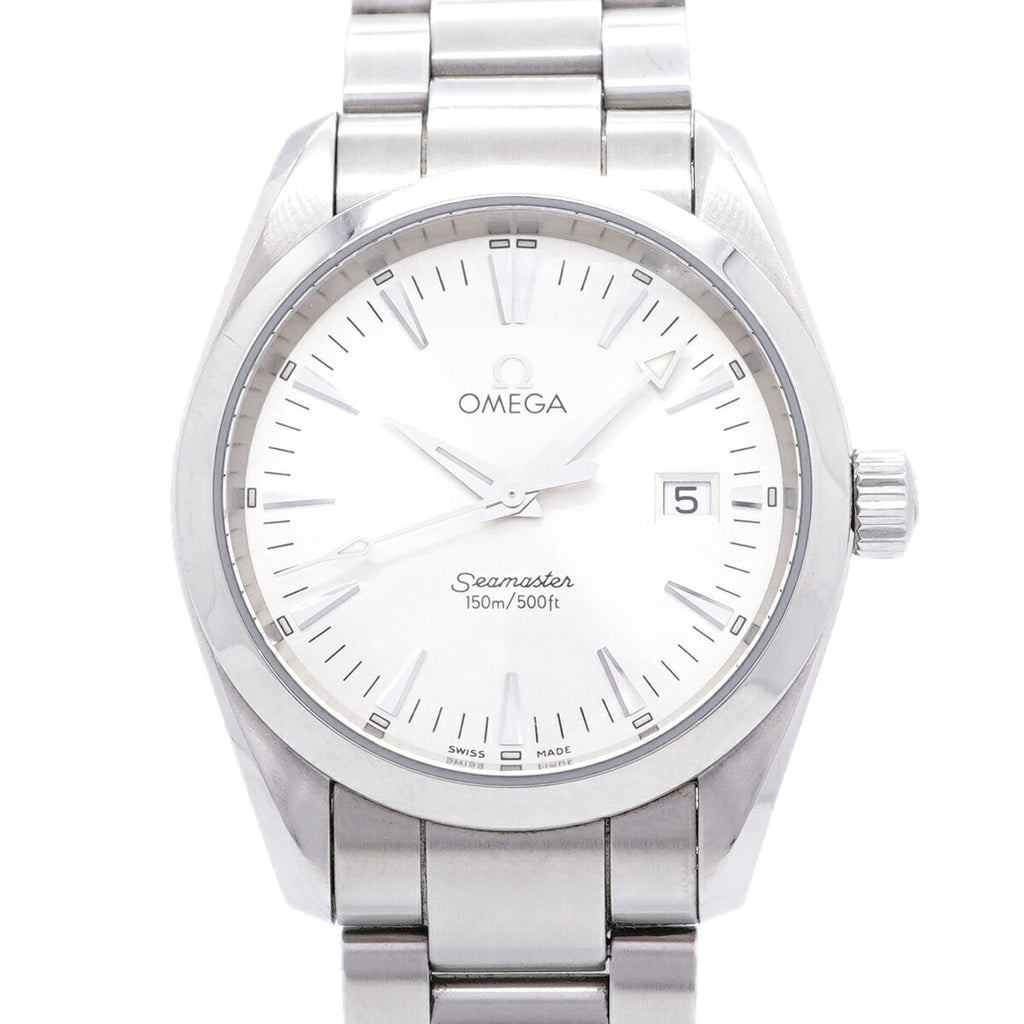 Pre-Owned Omega Seamaster Aqua Terra 2518.30 Silver Dial Men's Watch