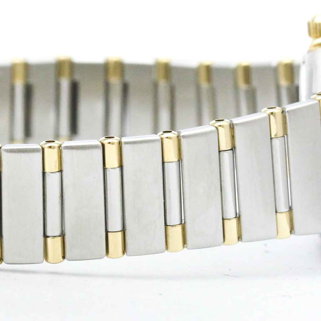 Pre-Owned OMEGA Constellation 18K Gold Steel Quartz Ladies Watch 1362.10 Polished