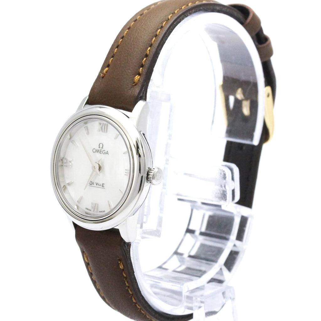 Pre-Owned OMEGA De Ville Prestige MOP Quartz Watch 424.10.24.60.05.001 Polished