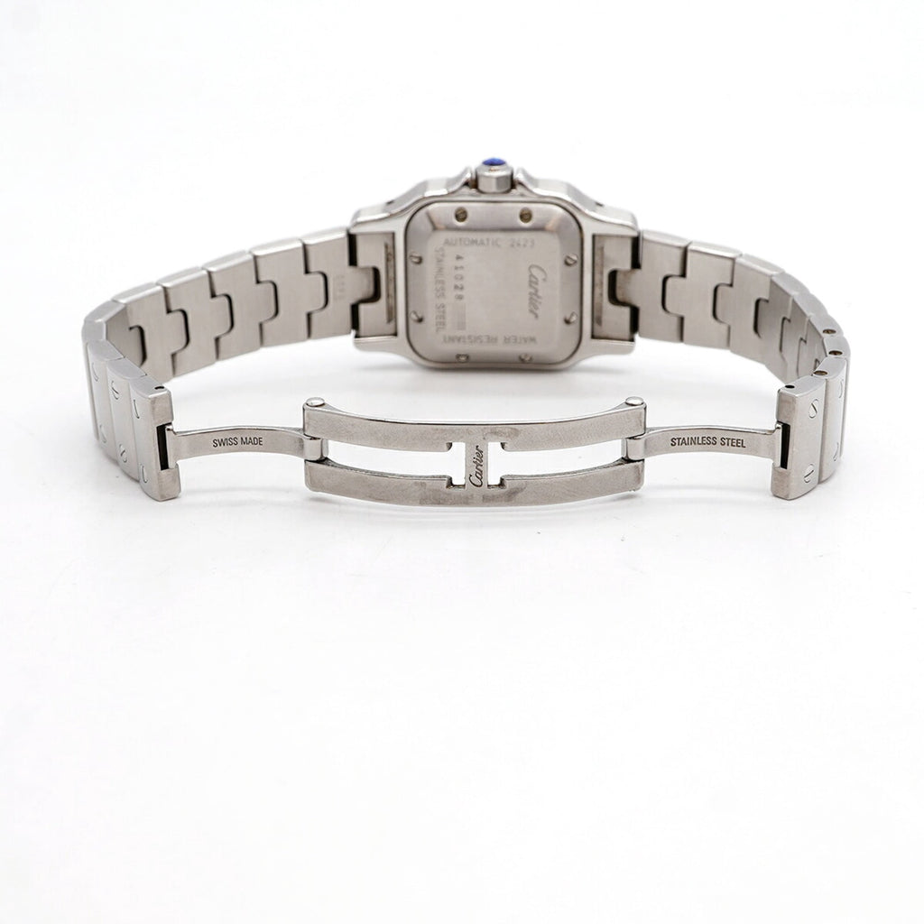 Pre-Owned Cartier Santos Galbee SM W20040D6 Silver Dial Women's Watch
