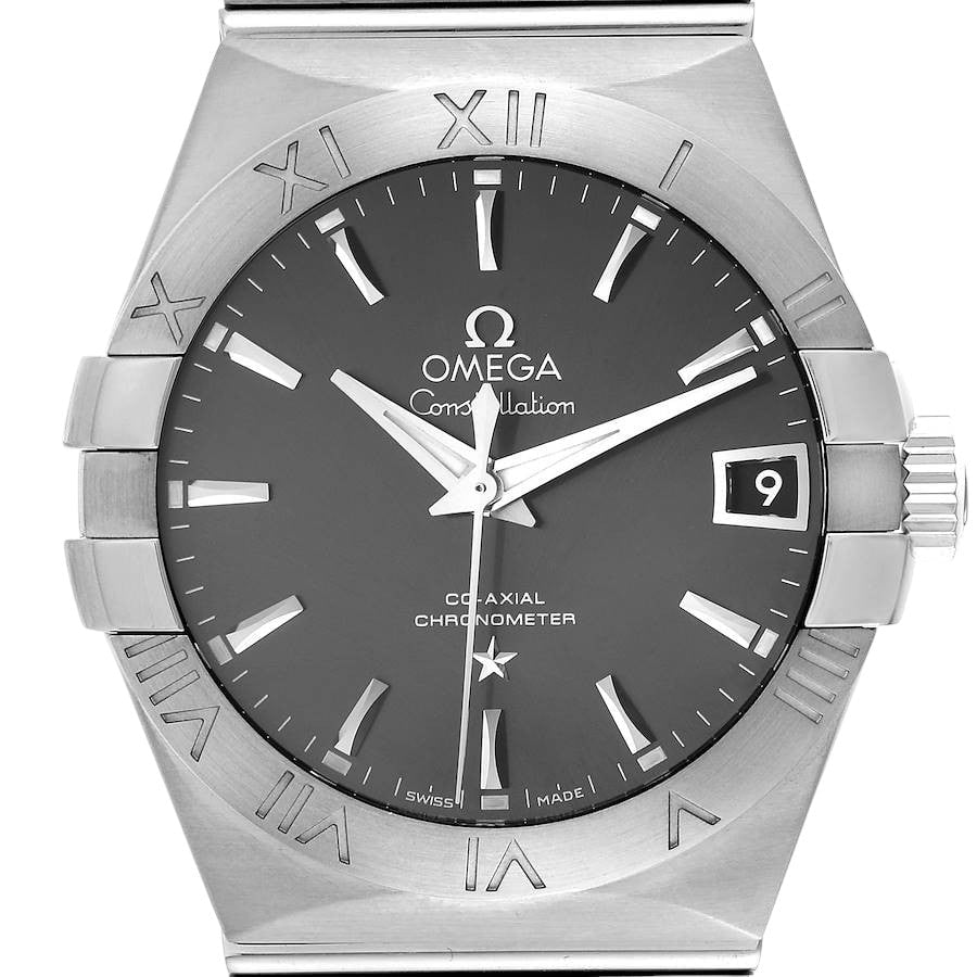 Pre-Owned Omega Constellation Co-Axial 123.10.38.21.06.001 Stainless Steel Mens Watch