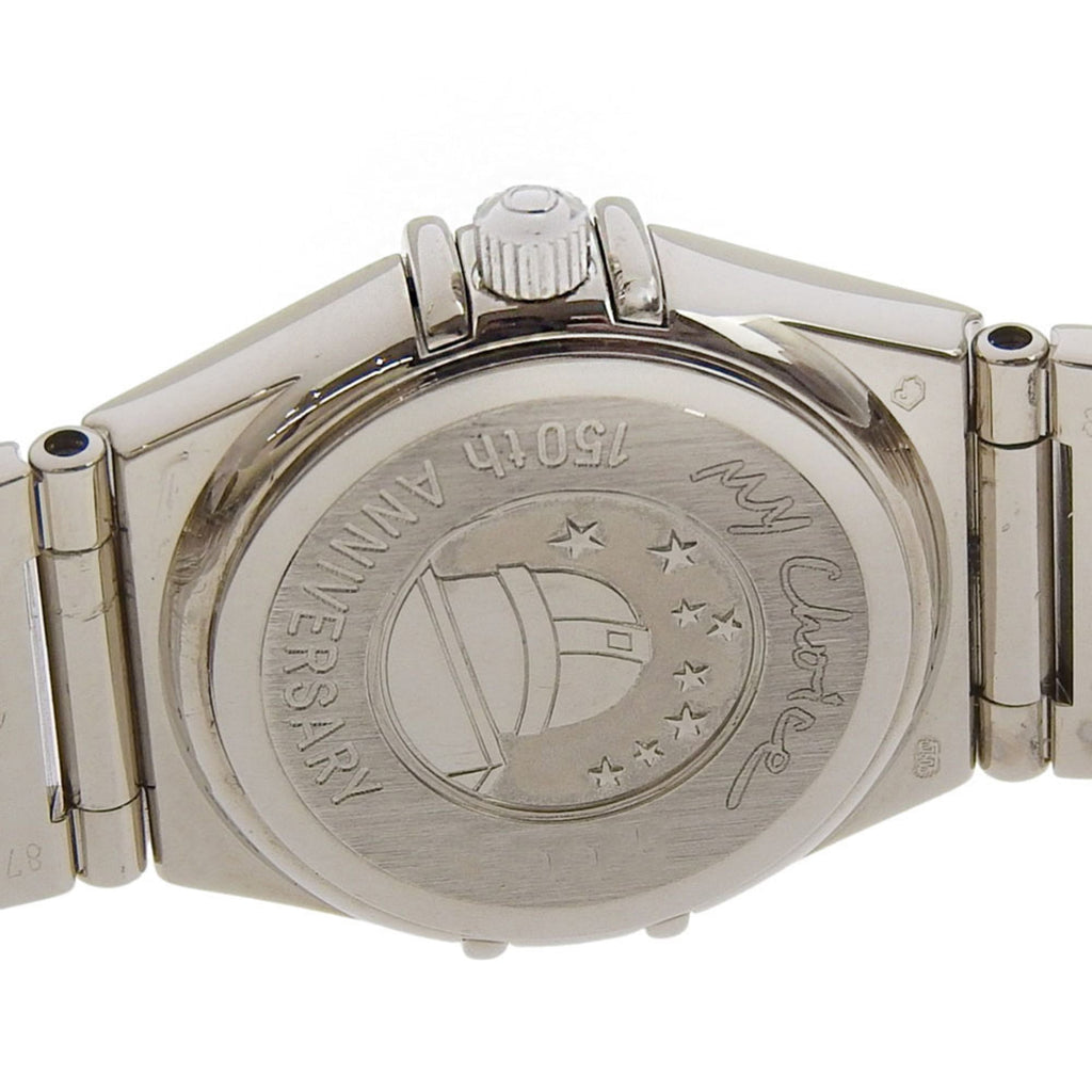 Pre-Owned Omega Constellation Mini My Choice 1165 76 Mother-of-Pearl Dial 18K White...