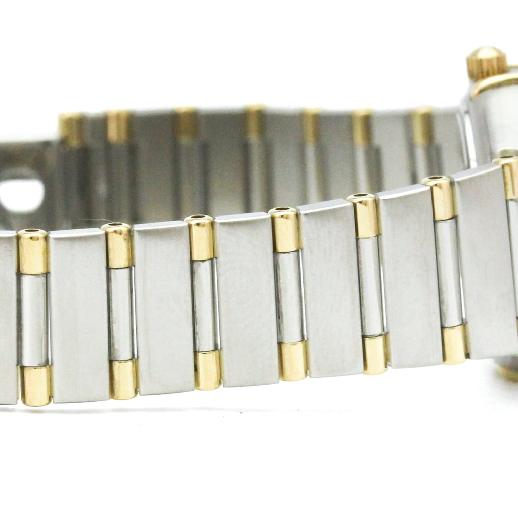 Pre-Owned OMEGA Constellation MOP 18K Gold Steel Ladies Watch 1362.70 Polished