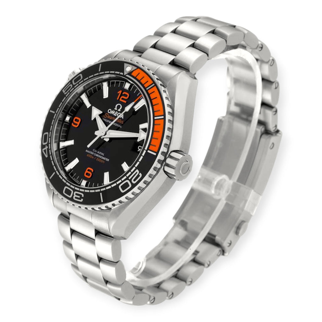 Pre-Owned Omega Seamaster Chronograph 213.30.42.40.01.001 Black Dial Steel Mens Watch
