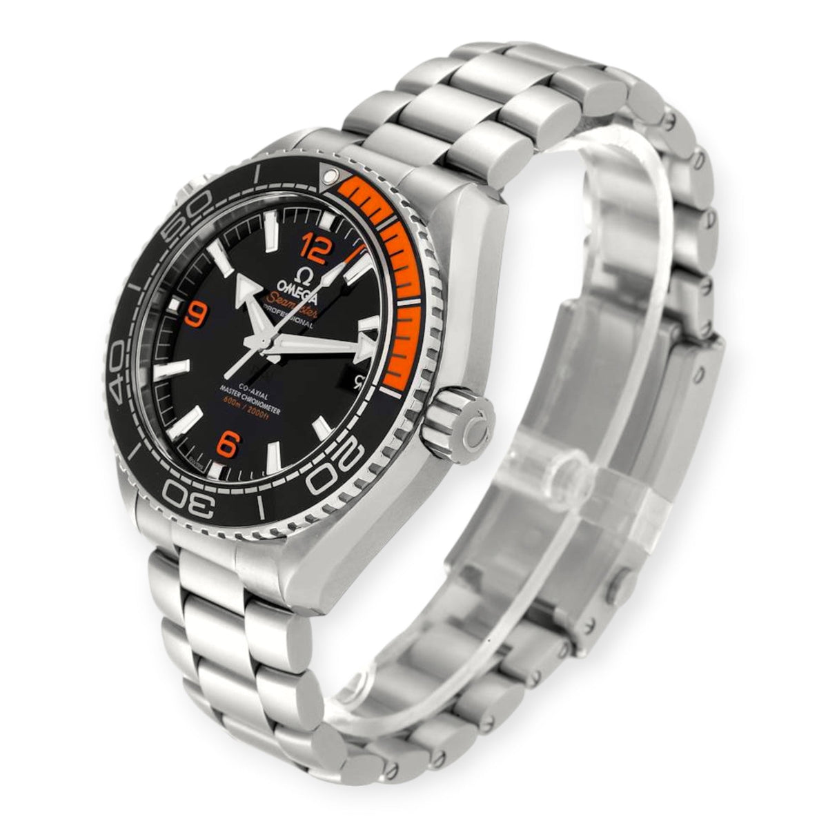 Pre-Owned Omega Seamaster Chronograph 213.30.42.40.01.001 Black Dial Steel Mens Watch