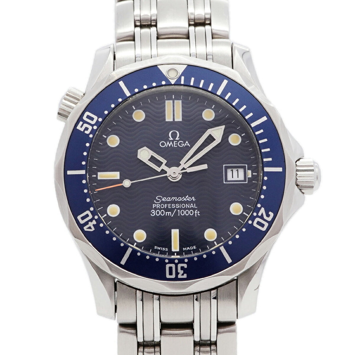 Pre-Owned Omega Seamaster Professional 2561.80 Navy Dial Men's Watch