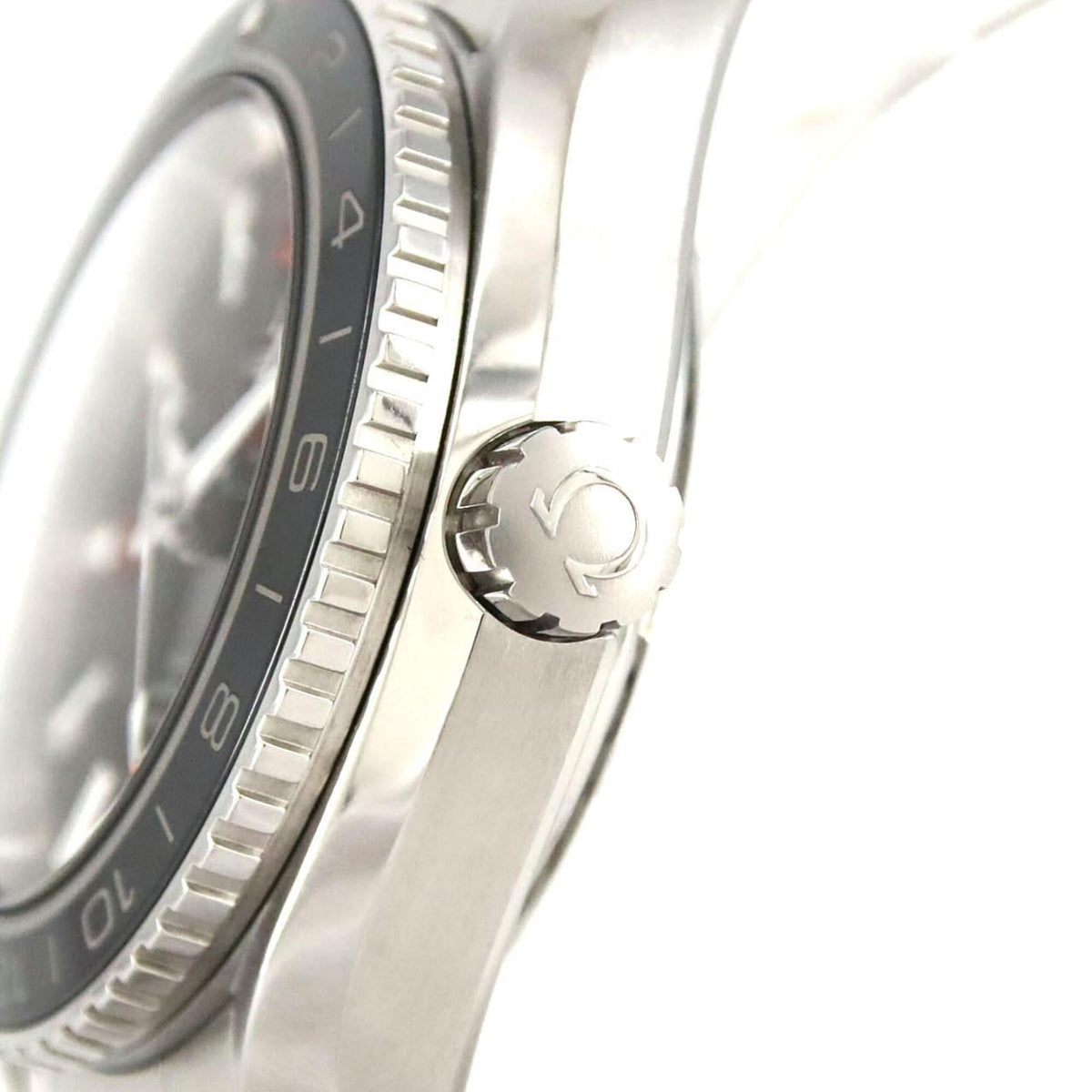 Pre-Owned Omega Planet Ocean GMT 232.30.44.22.01.002 Stainless Steel Automatic Watch