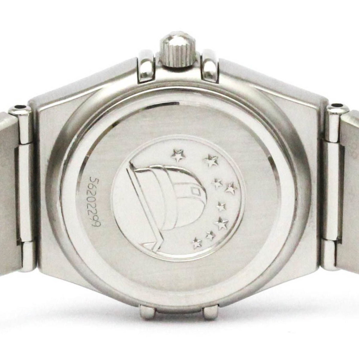 Pre-Owned OMEGA Constellation Steel Quartz Ladies Watch 1572.40 Polished