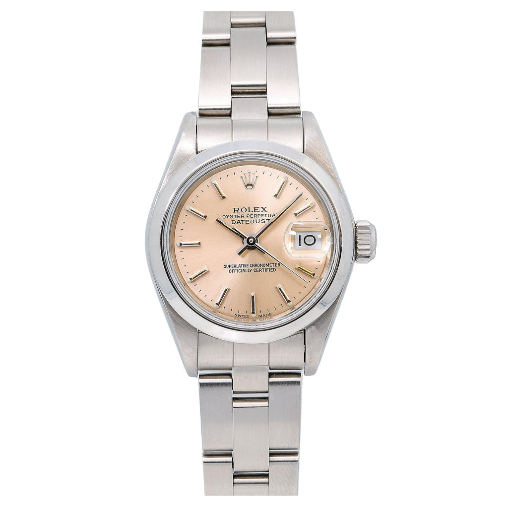 Pre-Owned Rolex Datejust 26MM 69160 Sundust Dial Smooth Bezel Stainless Steel Oyster Bracelet