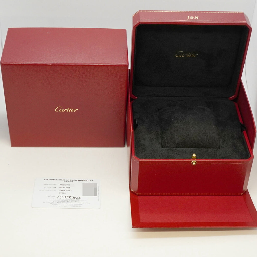 Pre-Owned Cartier Tank Must SM WSTA0135 Silver Dial Women's Watch