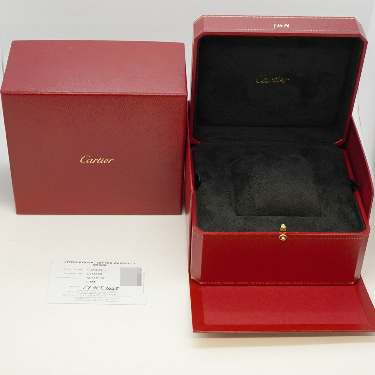 Pre-Owned Cartier Tank Must SM WSTA0135 Silver Dial Women's Watch