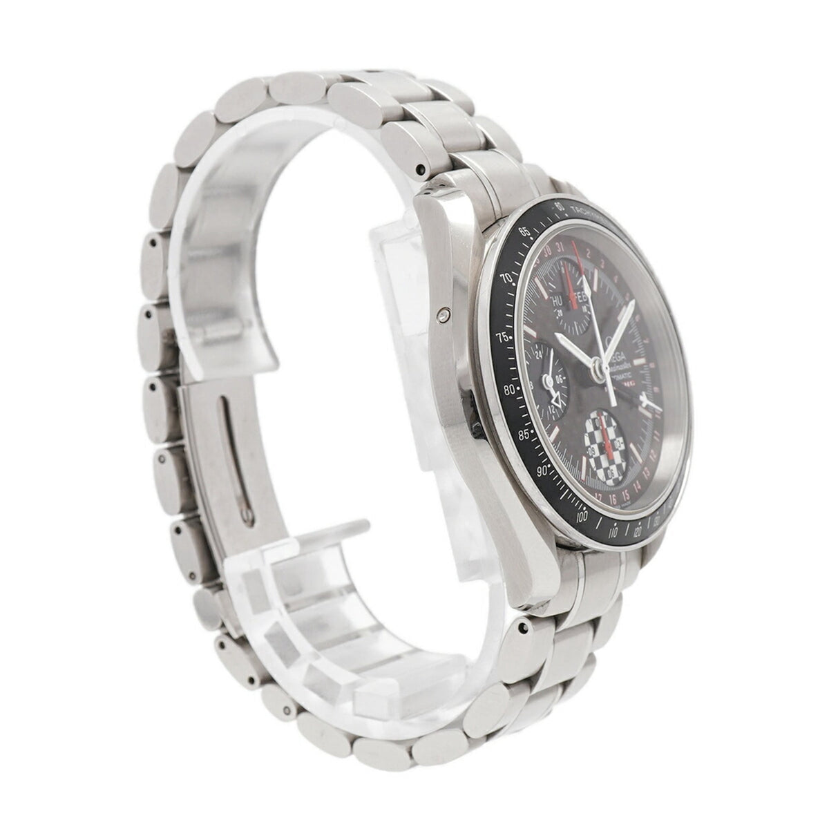 Pre-Owned Omega Speedmaster Racing Schumacher 3529.50 Black Dial Men's Watch