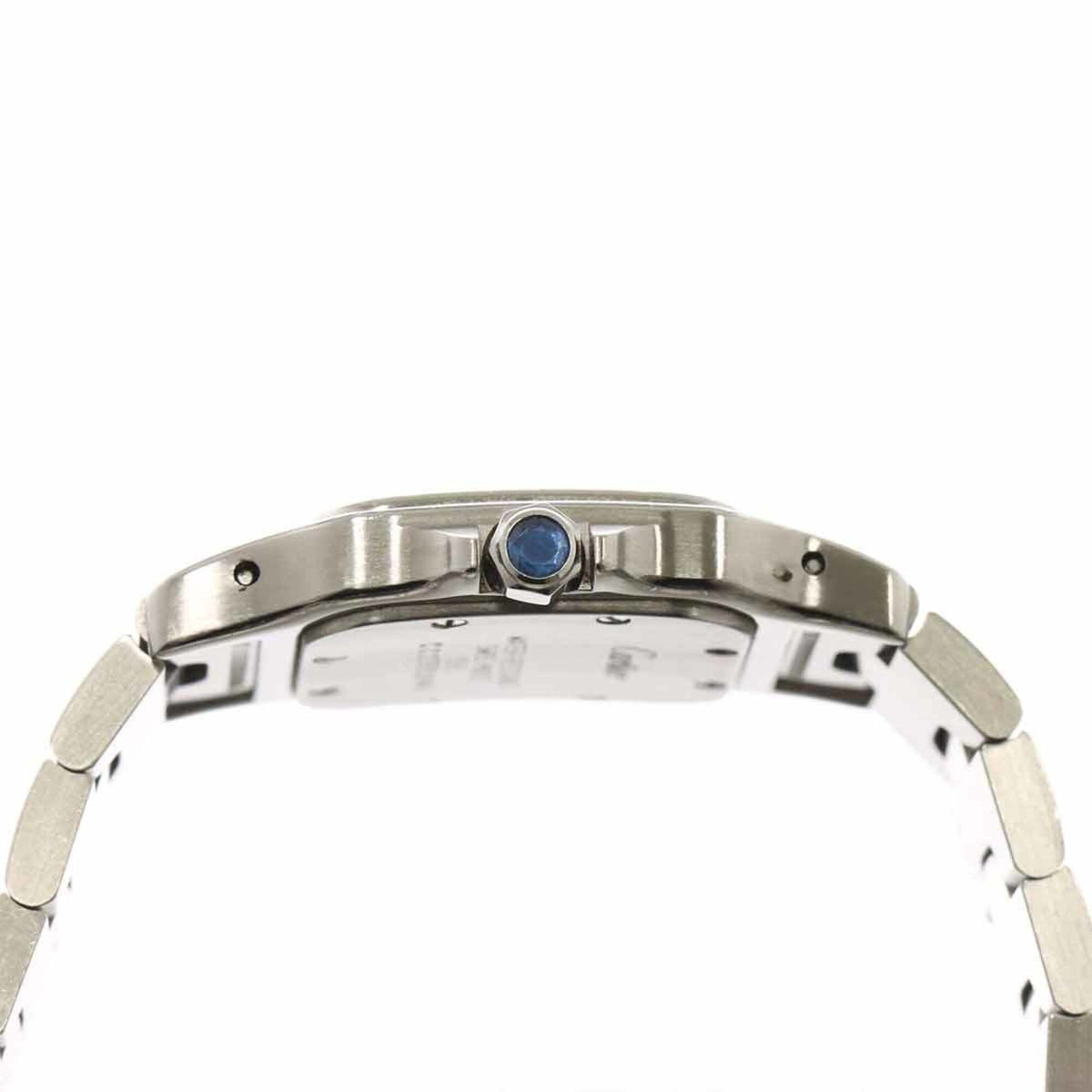 Pre-Owned Cartier Santos Galbee SM W20017D6 Women's Watch, Ivory, Quartz Watch