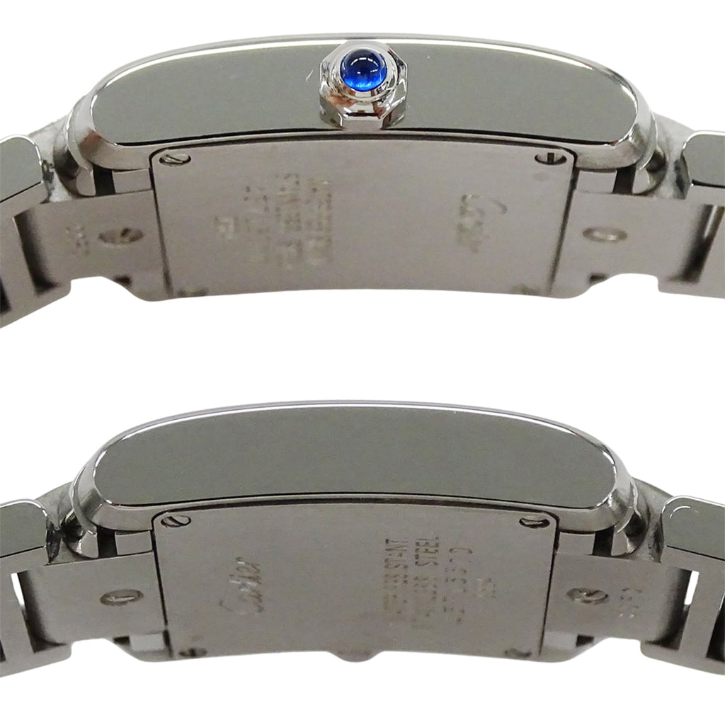 Pre-Owned Cartier women's watch, Tank Française SM, quartz movement, stainless steel (SS),...