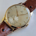Pre-Owned Omega Ref 2497-2 80 Micron Gold Capped Mens 1940s 35mm Vintage Manual Wind RA702