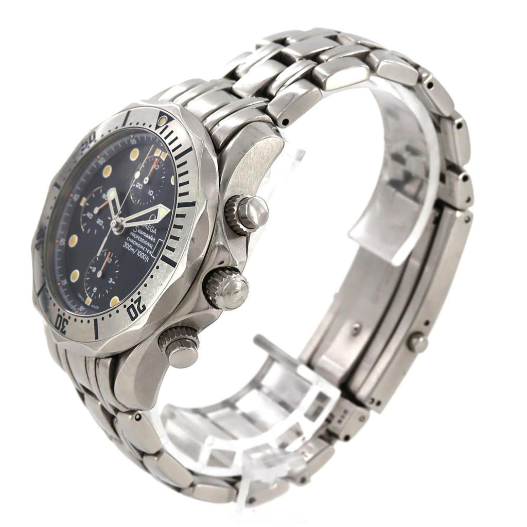 Pre-Owned Omega Seamaster Pro Chronograph 2598.80 Stainless Steel Automatic Watch