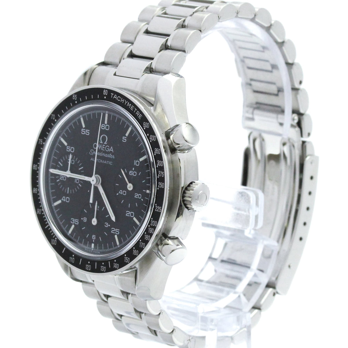 Pre-Owned OMEGA Speedmaster Automatic Steel Mens Watch 3510.50 Polished