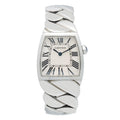 Pre-Owned Cartier Cartier La Dona 28MM W6600221 / 2835 Silver Roman Dial Stainless Steel Bracelet