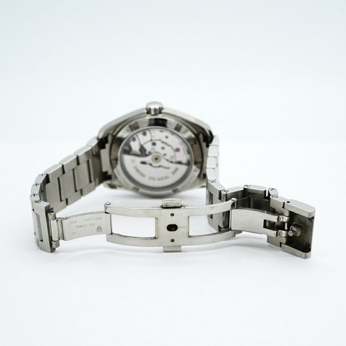 Pre-Owned Omega Seamaster Aqua Terra 11-Diamond Watch 231.10.39.21.54.001 White Dial Men's