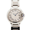 Pre-Owned Cartier Ballon Bleu SM W69010Z4 Silver Dial Women's Watch