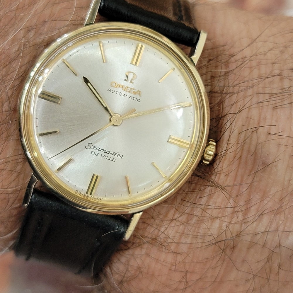 Pre-Owned Omega Seamaster DeVille Mens 1960s 34mm Gold Capped Automatic RA723B