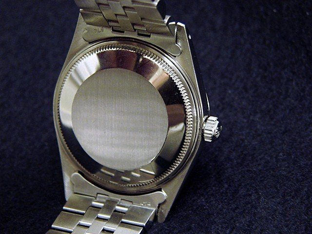 Pre-Owned Mens Rolex Stainless Steel Date White Roman 15000