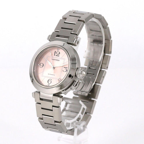Pre-Owned Cartier Pasha C W31075M7 Stainless Steel Automatic Watch
