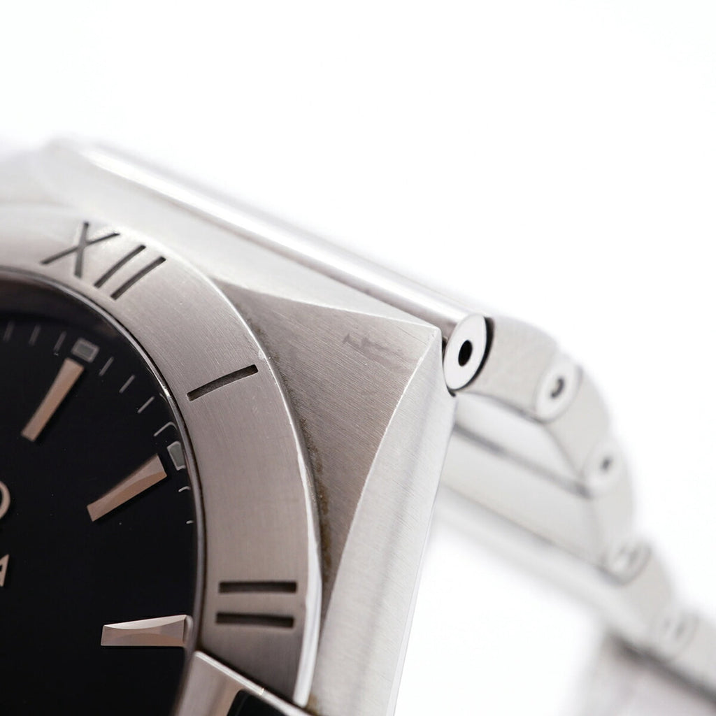 Pre-Owned Omega Constellation Co-Axial Date 123.10.38.21.01.001 Black Dial Men's Watch
