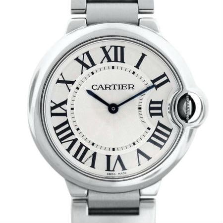 Pre-Owned Cartier Ballon Bleu 36MM 3005 Stainless Steel Case and Bezel