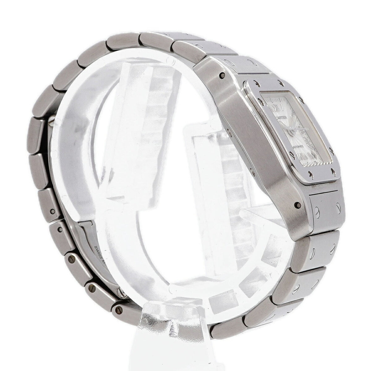 Pre-Owned Cartier Santos Galbee SM W20040D6 Silver Dial Women's Watch