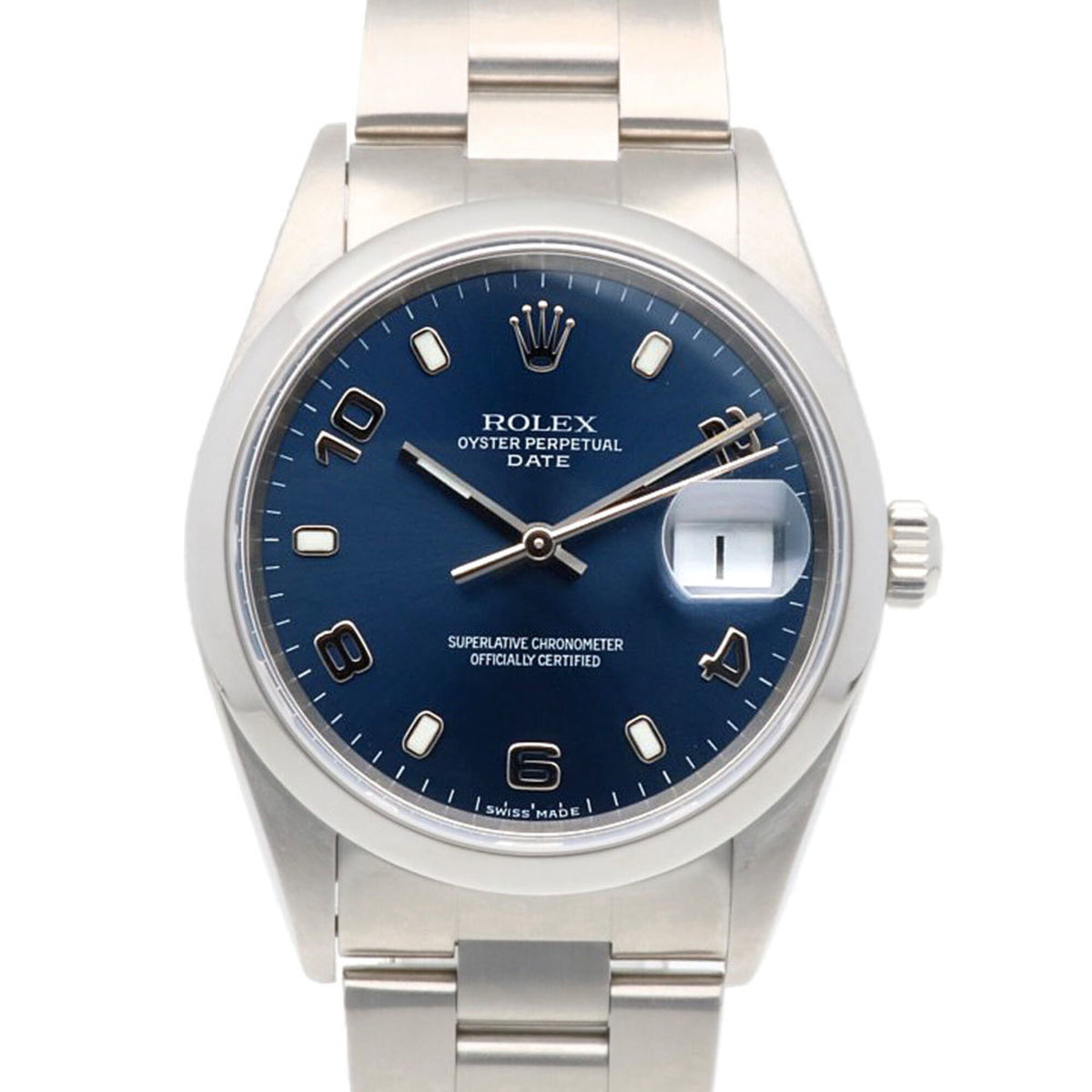 Pre-Owned Rolex Date Oyster Perpetual Watch, Stainless Steel, 15200 Automatic, Overhauled,...