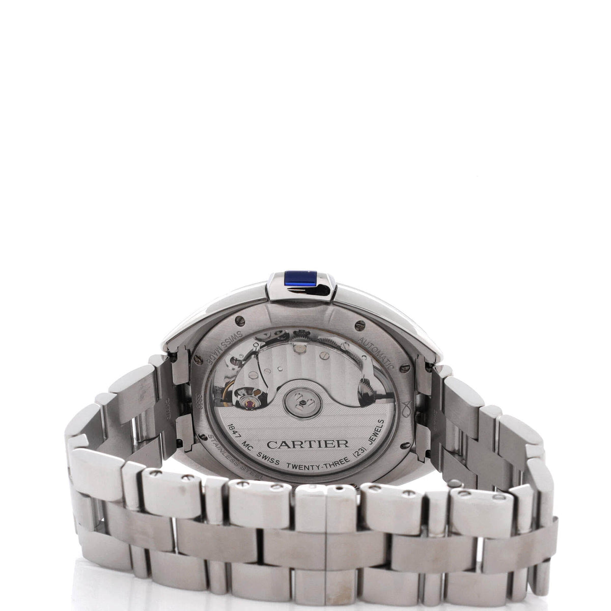 Pre-Owned Cle de Cartier Automatic Watch Stainless Steel 35 By Rebag