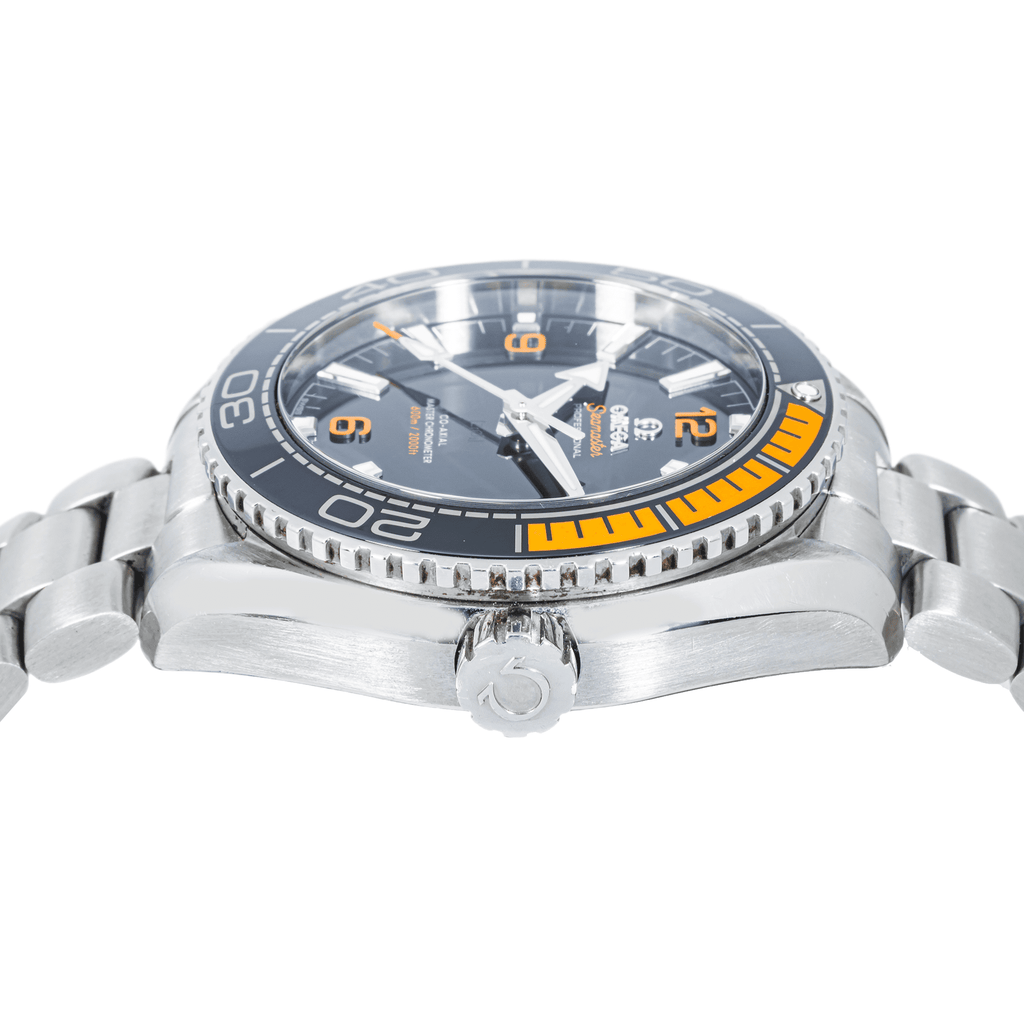 Pre-Owned Omega Seamaster Planet Ocean 600M 43.5mm Black Dial Stainless Steel Bracelet Watch